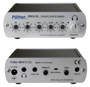 Kopfh�rerverst�rker automatische Lautst�rke 365